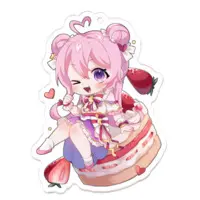 暁月夢 - Acrylic Key Chain - Key Chain - VTuber Size-70 x 70 (mm)