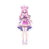 暁月夢 - Badge - VTuber Size-100 x 100 (mm)