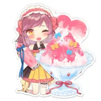 はちゅん - Acrylic Key Chain - Key Chain - VTuber Size-100 x 100 (mm)