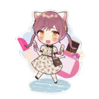 はちゅん - Acrylic stand - VTuber Size-100x100mm