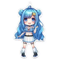 Tokageman - Acrylic Key Chain - Key Chain - VTuber Size-100 x 100 (mm)