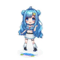 Tokageman - Acrylic stand - VTuber Size-160x160mm