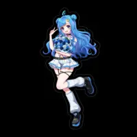 Tokageman - Stickers - VTuber Size-100 x 100 (mm)