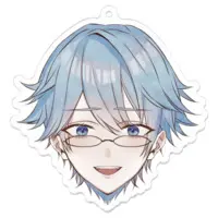 氷面鏡神 - Acrylic Key Chain - Key Chain - VTuber Size-70 x 70 (mm)
