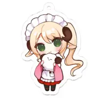 Monaka Mokoko - Acrylic Key Chain - Key Chain - VTuber Size-50 x 50 (mm)