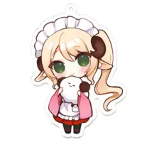 Monaka Mokoko - Acrylic Key Chain - Key Chain - VTuber Size-70 x 70 (mm)
