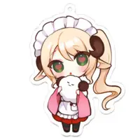 Monaka Mokoko - Acrylic Key Chain - Key Chain - VTuber Size-70 x 70 (mm)