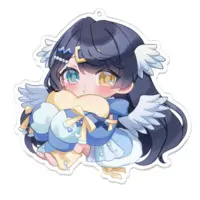 A0 - Acrylic Key Chain - Key Chain - VTuber Size-100 x 100 (mm)