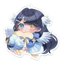 A0 - Acrylic Key Chain - Key Chain - VTuber Size-70 x 70 (mm)