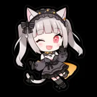 Hanataba Yuiha - Stickers - VTuber Size-100 x 100 (mm)