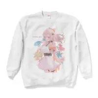 Hanataba Yuiha - Clothes - Sweatshirt - VTuber Size-XL