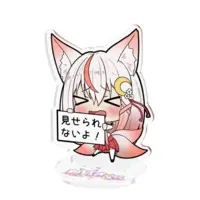 狐月さくら - Acrylic stand - VTuber Size-70x70mm