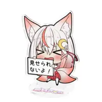 狐月さくら - Acrylic stand - VTuber Size-100x100mm