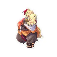 Ichihata Yukito - Stickers - VTuber Size-100 x 100 (mm)