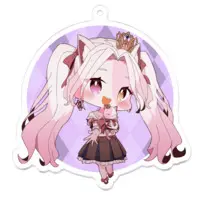 Wuv（わぶ） - Acrylic Key Chain - Key Chain - VTuber Size-70 x 70 (mm)