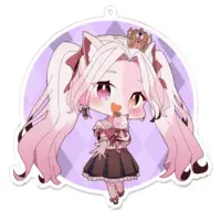 Wuv（わぶ） - Acrylic Key Chain - Key Chain - VTuber Size-100 x 100 (mm)