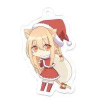 猫葉ねる - Acrylic Key Chain - Key Chain - VTuber Size-50 x 50 (mm)