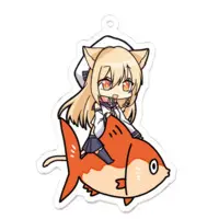 猫葉ねる - Acrylic Key Chain - Key Chain - VTuber Size-70 x 70 (mm)