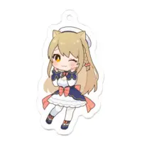 猫葉ねる - Acrylic Key Chain - Key Chain - VTuber Size-50 x 50 (mm)