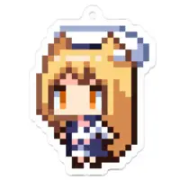 猫葉ねる - Acrylic Key Chain - Key Chain - VTuber Size-50 x 50 (mm)