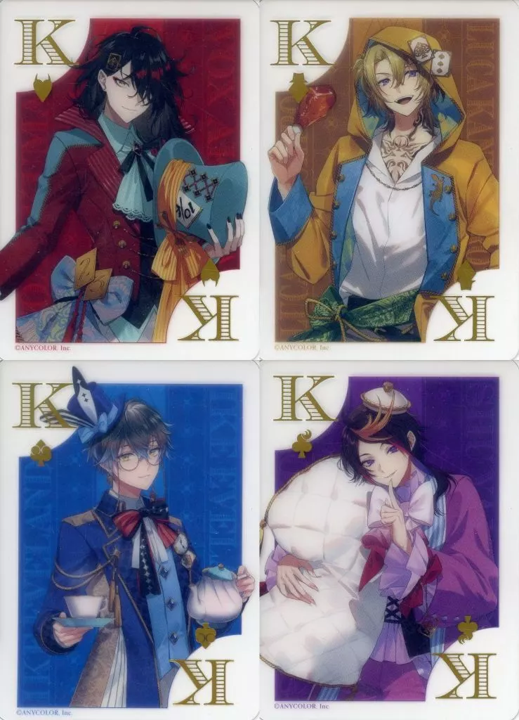 Luxiem - Character Card - Ike Eveland & Shu Yamino & Vox Akuma & Luca Kaneshiro