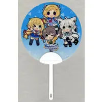 hololive - Paper fan - Aki Rosenthal & Shirakami Fubuki & Akai Haato & Natsuiro Matsuri