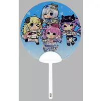 hololive - Paper fan - Himemori Luna & Amane Kanata & Tsunomaki Watame & Tokoyami Towa