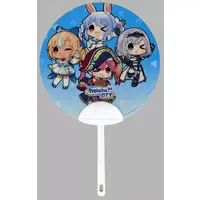 hololive - Paper fan - Usada Pekora & Shirogane Noel & Shiranui Flare & Houshou Marine