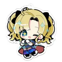 夜空ツキミ - Acrylic Key Chain - Key Chain - VTuber Size-70 x 70 (mm)