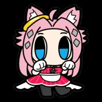 みねこちゃん - Stickers - VTuber Size-160 x 160 (mm)