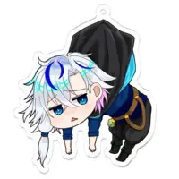 魂のソウル - Acrylic Key Chain - Key Chain - VTuber Size-70 x 70 (mm)