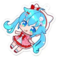 Amegaya Moo - Acrylic Key Chain - Key Chain - VTuber Size-50 x 50 (mm)