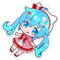 Amegaya Moo - Acrylic Key Chain - Key Chain - VTuber Size-100 x 100 (mm)