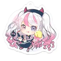 雛乃りぃ - Acrylic Key Chain - Key Chain - VTuber Size-50 x 50 (mm)