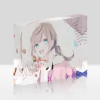 Mikami Maki - Acrylic stand - Acrylic Block - VTuber Size-148x100mm