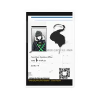 Tatigori Tsugite - Stickers - VTuber Size-100 x 100 (mm)