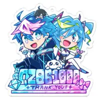 QZ86 - Acrylic Key Chain - Key Chain - VTuber Size-70 x 70 (mm)