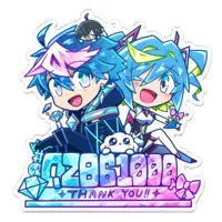 QZ86 - Acrylic Key Chain - Key Chain - VTuber Size-100 x 100 (mm)