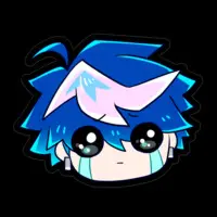 QZ86 - Stickers - VTuber Size-100 x 100 (mm)