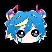 QZ86 - Stickers - VTuber Size-100 x 100 (mm)