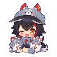 Ookami Mio - Hololive Production Chocolate Crunch - Stickers - hololive