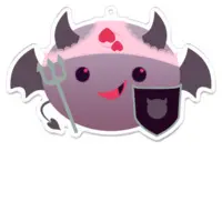 Killala Clara - Acrylic Key Chain - Key Chain - VTuber Size-100 x 100 (mm)