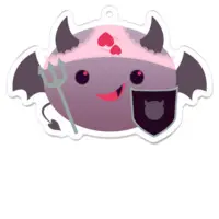 Killala Clara - Acrylic Key Chain - Key Chain - VTuber Size-70 x 70 (mm)