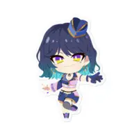 Shiosaki Merrow - Stickers - VTuber Size-100 (mm)