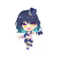 Shiosaki Merrow - Stickers - VTuber Size-100 (mm)