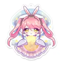 野良うさぎ - Acrylic Key Chain - Key Chain - VTuber