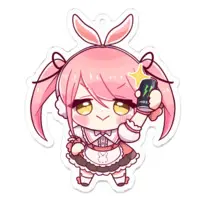 野良うさぎ - Acrylic Key Chain - Key Chain - VTuber