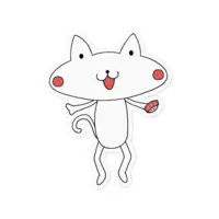 とろ - Stickers - VTuber Size-100 x 100 (mm)