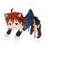 Ganahaougi - Acrylic Key Chain - Key Chain - VTuber Size-50 x 50 (mm)