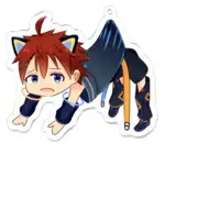 Ganahaougi - Acrylic Key Chain - Key Chain - VTuber Size-100 x 100 (mm)